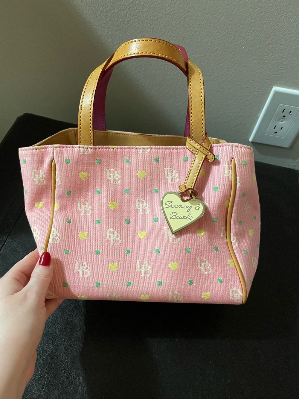 Dooney & Bourke Pink Baby Satchel - Picture 2 of 9